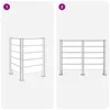 vidaXL Mülltonnenzaun Braun 85 x 85 x 115 cm Aluminium und Produktbild-Vorschau 9
