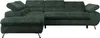 A green sectional sofa with corduroy upholstery. Produktbild-Vorschau