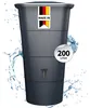 Garantia Regentonne Ibiza eckig inkl. Deckel & Hahn 200 L Produktbild-Vorschau 6