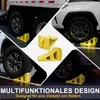 XINZI Podložky pod kola sada 2 ks, robustní plastové PP Náhled obrázku produktu 5