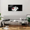 Bilder auf glas - Frau Gesicht Lippen - 100x40cm - Produktbild-Vorschau 6
