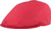 Bullani knautschbare Schiebermütze Flatcap aus 100% Leinen in rot Produktbild-Vorschau