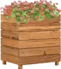 vidaXL Hochbeet 50x40x55 cm Teak Altholz und Stahl Produktbild-Vorschau 8