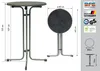 MFG Stehtisch 80 cm klappbar, anthrazit/schiefer, Produktbild-Vorschau 4