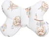 Boho Bears & Cappuccino Soft Velvet Schmetterlingskissen Produktbild-Vorschau 1