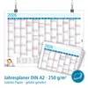 itenga Jahresplaner 2026 gefalzt Wandkalender DIN A2 (59,4 Produktbild-Vorschau 2