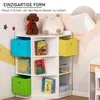 HOMCOM Kinderregal Eckregal mit 3 Aufbewahrungsboxen Produktbild-Vorschau 7