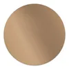 A circular brown mat on a white background. Produktbild-Vorschau