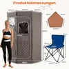 COSTWAY, parná sauna s objemom 3 litre, domáca sauna s 9 Náhľad obrázku produktu 2
