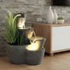 Springbrunnen Botana mit Beleuchtung Gartenbrunnen Produktbild-Vorschau 6