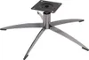A metal chair base with five legs and a square mounting plate. Voir les images du produit
