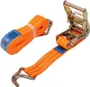 UNITRAILER Spanngurt mit Ratsche 4m 35mm 2t Zurrgurt orange Produktbild-Vorschau 1