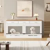 Trasportino per cani, struttura in legno e metallo, per 2 Anteprima dell’immagine prodotto 6