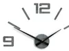 ModernClock, Wanduhr 60cm, Silver grau, wanduhr groß, Produktbild-Vorschau 2