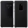 Front and back view of a black Huawei Mate 20 Smart View Flip Cover. Anteprima dell’immagine prodotto