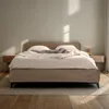 Polsterbett LAVORO Einzelbett 140x200, greige - Bett mit Produktbild-Vorschau 7