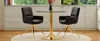 Tisch-Stuhl-Set, Glastisch Ø85cm, Metallstütze, 2 Produktbild-Vorschau 12