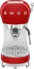SMEG ECF02RDEU Espresso kávovar ve stylu 50. let, červený, Náhled obrázku produktu 2