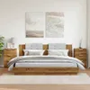 vidaXL Nočné stolíky 2 ks. Artisan dub 40x36x65 cm materiál Náhľad obrázku produktu 3