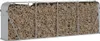 vidaXL Riparo per legna da ardere Argento 300x45x100 cm Anteprima dell’immagine prodotto 3