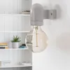 Porcelanowa lampa ścienna E27, biała glazura Podgląd zdjęcia produktu 2