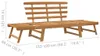 vidaXL Záhradná lavica 2 v 1 190 cm z masívneho dreva Náhľad obrázku produktu 8