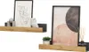 Wandregal Vicco Tomy Anthrazit/Goldkraft Eiche 60 x 10 cm Produktbild-Vorschau 6