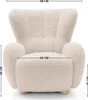 Ohrensessel FILO Rolf 03 Beige Sand Bouclé Teddy Sessel Produktbild-Vorschau 6