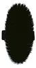 A black brush with a handle strap, isolated on a white background. Produktbild-Vorschau