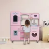 Rijoka Kinderküche aus Holz - Rosa mit Herz - Spielküche Produktbild-Vorschau 4