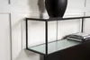 Maglehem Étagère avec tablette 35x130 cm, verre, noir. Voir les images du produit 13