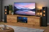 TV skrinka, 140 cm, dub LanceLot, LED osvetlenie, 18 mm, Náhľad obrázku produktu 2