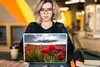 MuchoWow® Laptop Aufkleber Sticker Cover Mohnblumen vor Produktbild-Vorschau 5