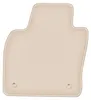 DURBAN Beige Velours-Fahrerfußmatte für Volkswagen Polo VI Produktbild-Vorschau 1