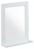 Specchio da parete Relaxdays, con ripiano, per bagno, Anteprima dell’immagine prodotto 8