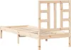vidaXL Massivholzbett 75x190 cm Produktbild-Vorschau 7
