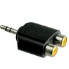 goobay Cinch Adapter AUX Klinke 3,5 mm zu 2 x stereoBuchse Náhľad obrázku produktu 7