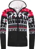 Nebulus Norweger Jacke Hoodie met teddyvoering, model Productafbeelding-voorbeeld 2