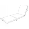 2 cuscini per sedia a sdraio "Jaipur", colore: beige, Anteprima dell’immagine prodotto 9