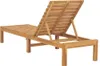 vidaXL Sonnenliege Massivholz Teak Produktbild-Vorschau 3