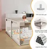 Baby Laufgitter mit Matte 150x150 cm, Laufstall Baby mit Produktbild-Vorschau 6