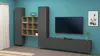Wohnzimmermöbel Dcarbon, Wohnzimmer-Set TV-Möbel mit 3 Produktbild-Vorschau 2