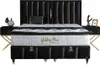 GOLDEN Polsterbett  180x200  - Farbe: Schwarz - Set:  Produktbild-Vorschau 1