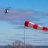 Windsack Rot Weiß, 150 Cm, Wetterfestes Anemometer Mit 360 Produktbild-Vorschau 5