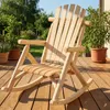 COSTWAY Schaukelstuhl, Schaukelsessel aus Massivholz, Produktbild-Vorschau 2