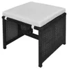vidaXL Ensemble de jardin 11 pièces avec coussins Poly Voir les images du produit 16