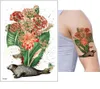 Temporäres Tattoo Blume Robbe Design Temporary Klebetattoo Produktbild-Vorschau 1