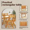 vidaXL Zahradní stůl hnědý 90 x 55 x 75 cm z masivního Náhled obrázku produktu 5