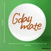 Huuraa Button G`day mate Spruch 59mm rund mit Produktbild-Vorschau 3