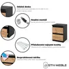 Collage of product features for a bedside table. Náhled obrázku produktu
